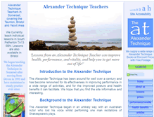 Tablet Screenshot of alexander-technique-teachers.co.uk
